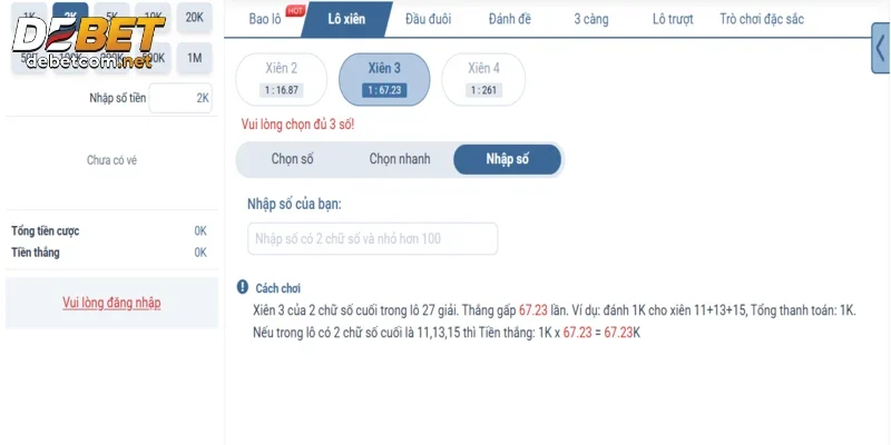 Giải nghĩa thuật ngữ lô xiên trong game online